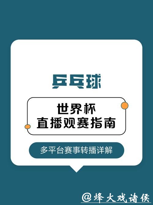 如何观看世界杯赛事直播频道指南